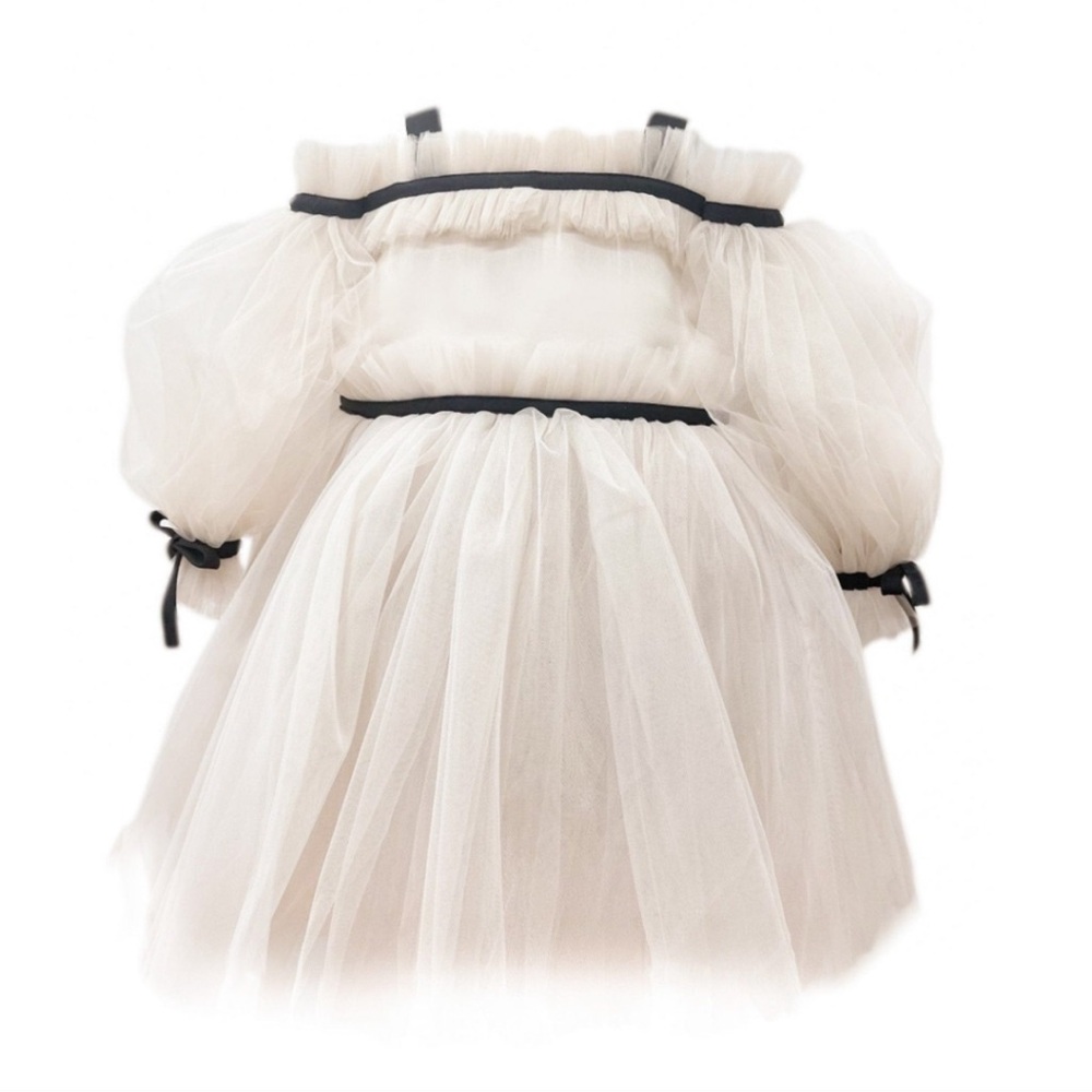 Petite Maison Coco Caramel Tulle Dress